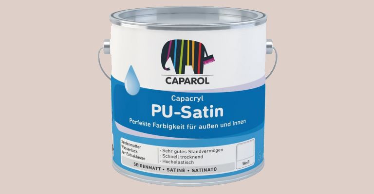 Caparol Capacryl Aqua PU Satin - Kleur Amber 30 - 750ml