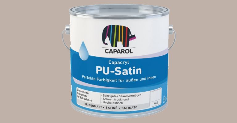Caparol Capacryl Aqua PU Satin - Kleur Amber 25 - 750ml